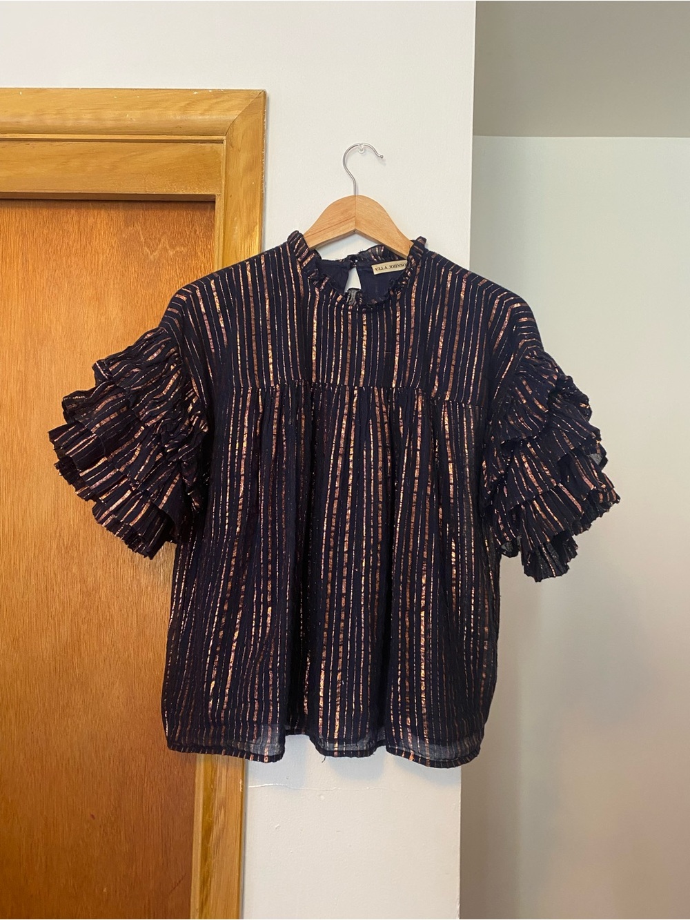 Ulla Johnson Ruffled-Sleeve Blouse